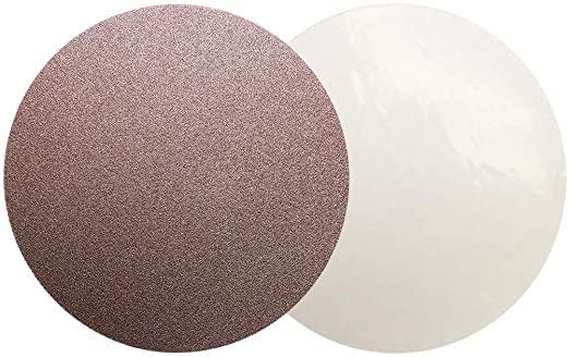 Benchmark Abrasives 8" Premium Aluminum Oxide No Hole PSA Discs, Self Adhesive Random Orbital Sander Discs for Sanding Polishing on Metal Wood Fiberglass (10 Pack) - 40 Grit