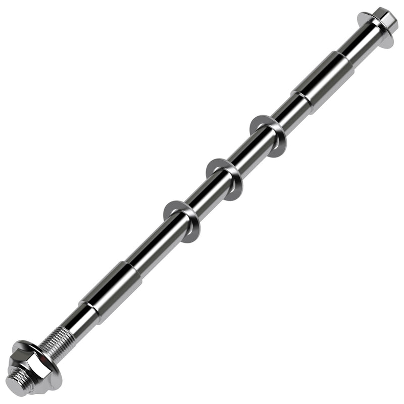 12mm 270mm Mini Bike Rear Axle Nut Bolt with 6201RS Wheel Bearings Replacement for Coleman CT100U Minibike 97cc 100cc 2.5 3.0HP Powersports Accessories Parts