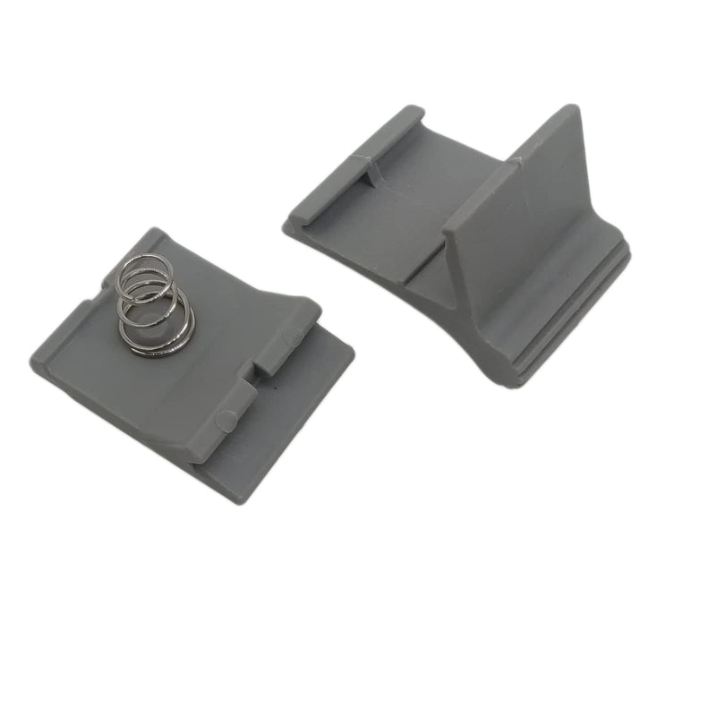 830472P002 RV Slider Catch Kit - Replacement for A&E Awning Models 8000/8500/9000 | Gray | Includes 2 Latches & 2 Springs | Low-Friction, Durable Camper Trailer Awning Repair Parts