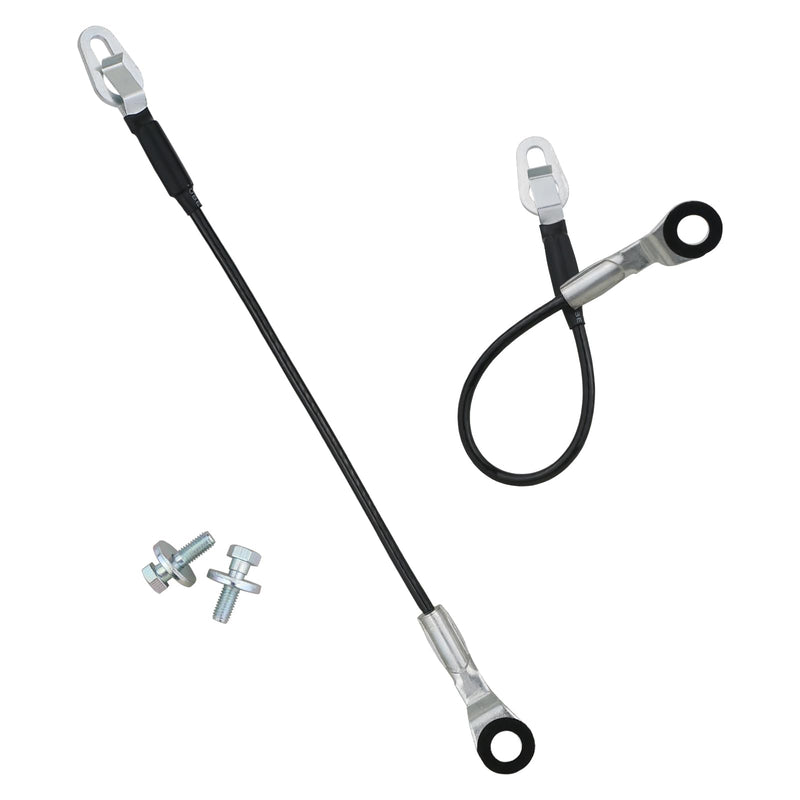 APPERFiT Tailgate Cable Strap with Bolt Compatible with 1999-2007 Chevrolet Chevy Silverado Avalanche GMC Sierra 1500 2500 3500 Tailgate Parts Replaces 88980509 88980510 11609938 Tailgate Cable 1999-2007