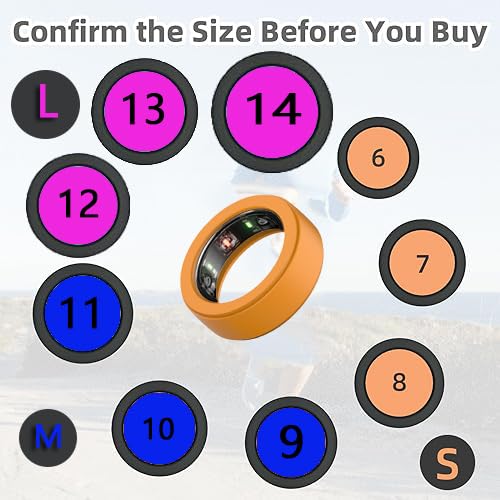 Silicone Ring Protector Compatible with Oura Ring Gen 3 and All smart ring, Elastic Smart Ring Cover for Men and Women (Black, M(9/10/11)) M(9/10/11) Black