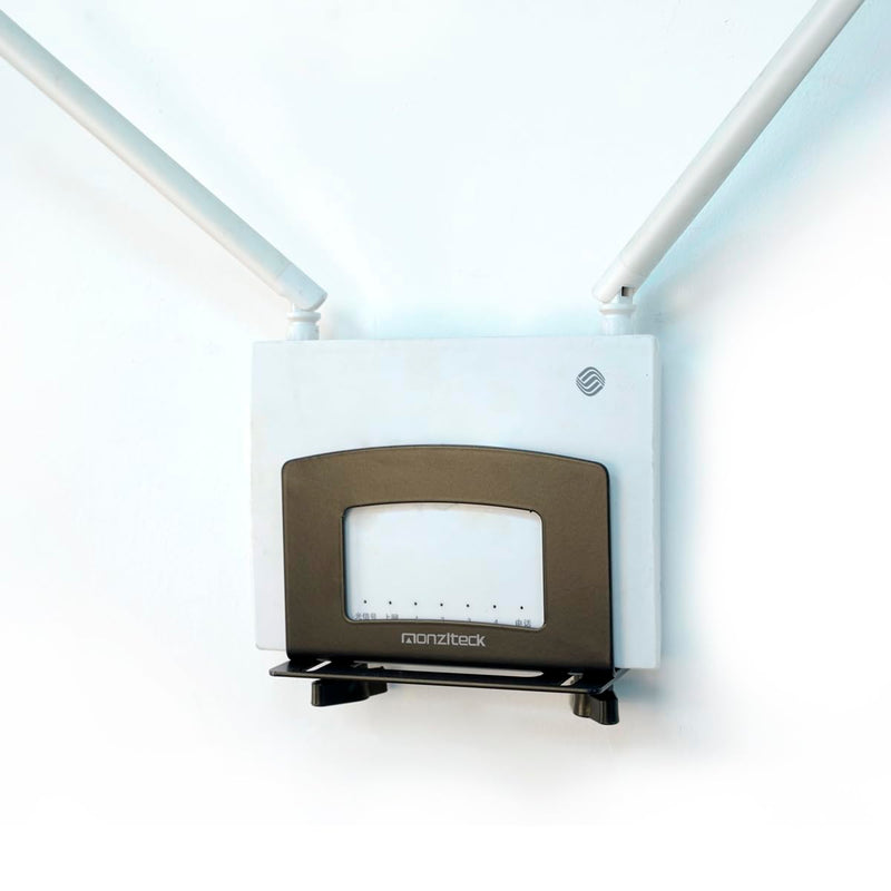 Monzlteck Adjustable Small Device Wall Mount Or VESA Mount Behind The Monitor |Design for Streaming Media Player, Switch, WII,Cable Boxes, Modems,Router,Power,Mini pc,mac Mini,OptiPlex MFF and More