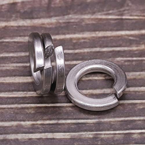 7/8 Inch Split Lock Washer, 304 Stainless Steel 18-8 Spring Lock Washer for 7/8" Screws, Bright Finish, 20-Pack 7/8"