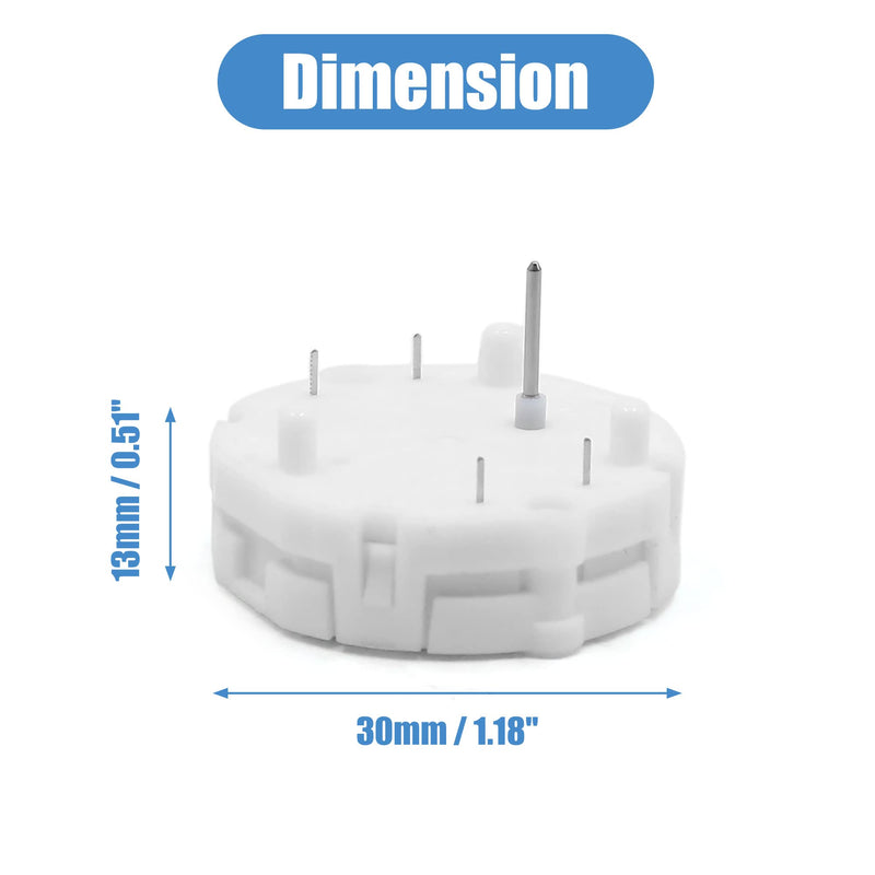 uxcell 4pcs X27 589 White Speedometer Tachometer Cluster Gauge Stepper Motors for Car