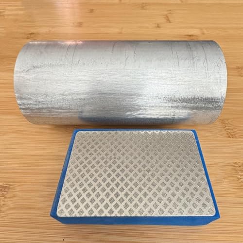 8 Pack Diamond Hand Polishing Pads, Sanding Blocks, Diamond Sanding Pads with 60#, 100#, 200#, 400# Grits for Concrete, Stone, Tiles, Ceramics and Metal