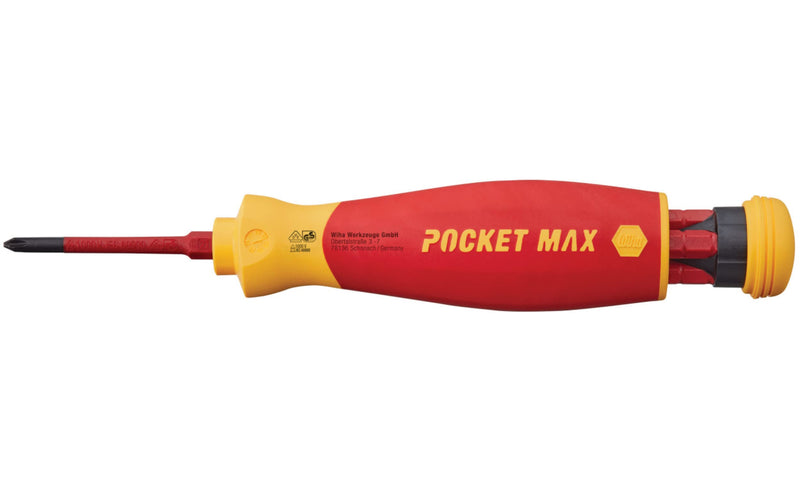 Wiha 28345 6 Piece Insulated SlimLine PocketMax Multi-Driver
