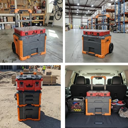 Adapter Board Compatible with Klein MODBOX | Compatible with Milwaukee Packout | Toolbox Snap-on Connector Adapter | Workshop Organization Solutions (1/2 Pcs) 1/2 Pcs