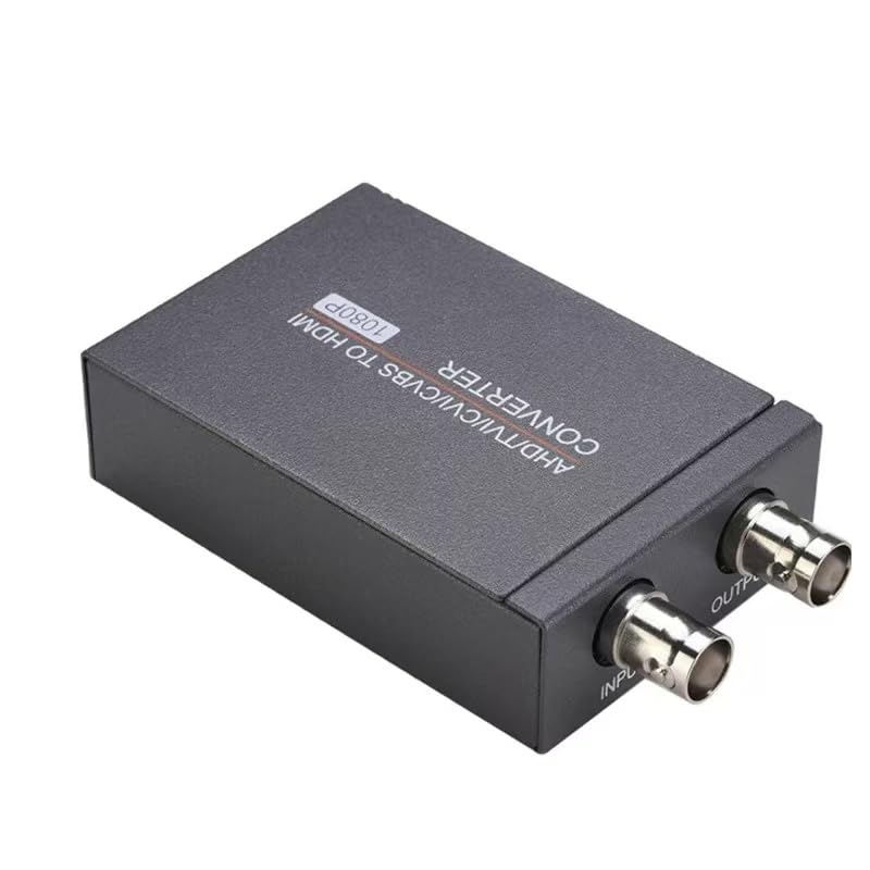 AHD/TVI/CVI/CVBS to HDMI Converter BNC to HDMI Video Adapter for Monitor HDTV DVRs