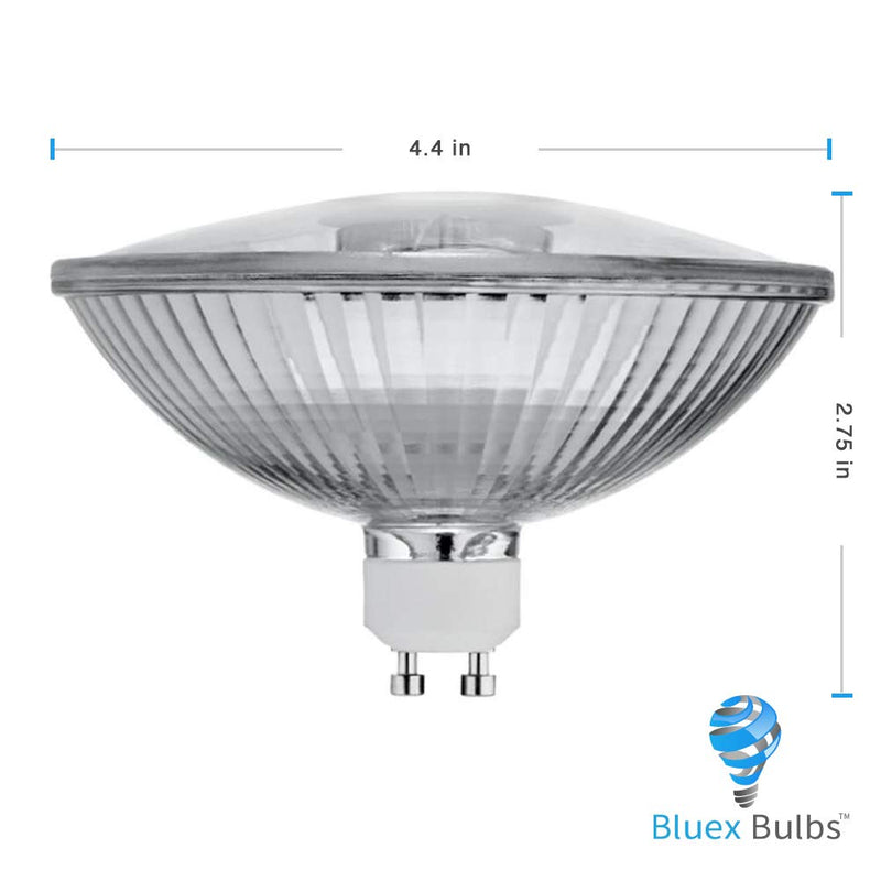 Bluex Bulbs 4 Pack 75R111/GU10/FL - 75 Watt Halogen R111 Reflector 120V- GU10 Base (Twist & Lock) Glass Cover - 75W Flood Light Bulb Halogen Bulb - Landscape Lighting 4 Count (Pack of 1)