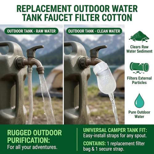 Outdoor Water Filtration Cotton Bag, 50 Piece Set