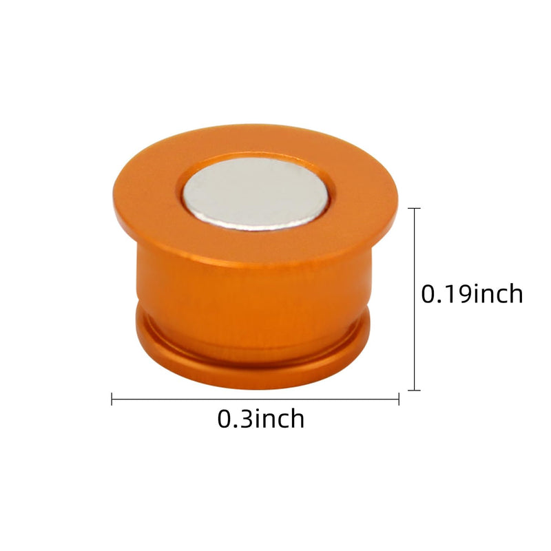 Motorcycle Odometer Magnet Kit Speedo Odometer Magnet for 125-530 EXC XC XCW XCF XCFW EXCF TPI SIX Days 2003-2023(Orange) Orange