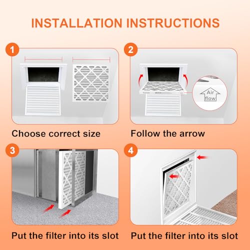 12x12x1 Air Filter 2 Pack MERV 11 12x12x1 2-Pack
