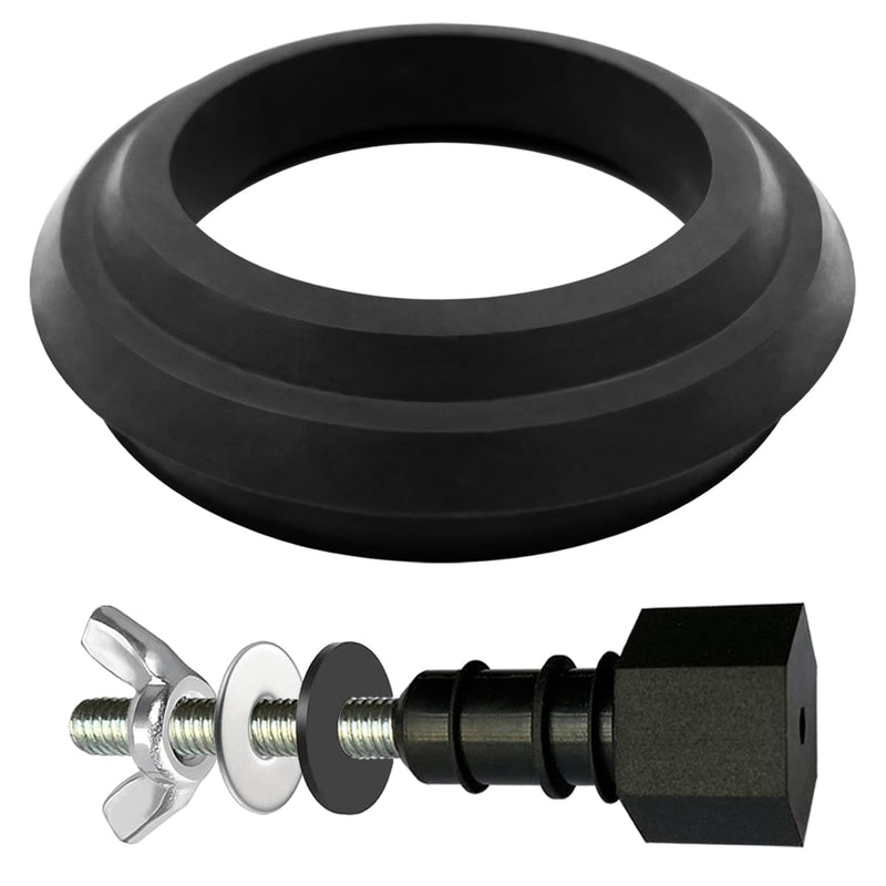 Upgrade 630-0204 2" Tank to Bowl Bolt Kit Replacement for Mansfield Toilet Repair Kit Inside Tank, Includes Gasket, Bolts and Other Essential Parts (Black)