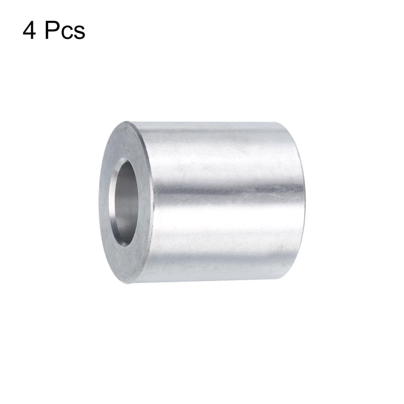 uxcell 4pcs Aluminum Spacer 1/2" Bore x 1" OD x 1" Length Screw Standoff Bushing Plain Finish Round Metal Spacer for 1/2 ID Screws Bolts and Rods (Pack of 2) 1/2" x 1" x 1" (Pack of 2)