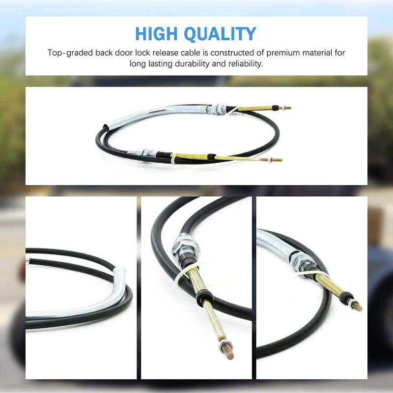 Transmission Shift Forward & Reverse Cable Replacement for Club Car DS 1998-up Gas Golf Cart, Replace OEM 103379501 101951501 101951401