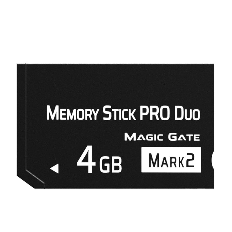 Original 4GB Memory Stick Pro Duo Mark2 (MSAC-M2) | PSP1000 2000 3000 Compatible, Digital Camera Compatible