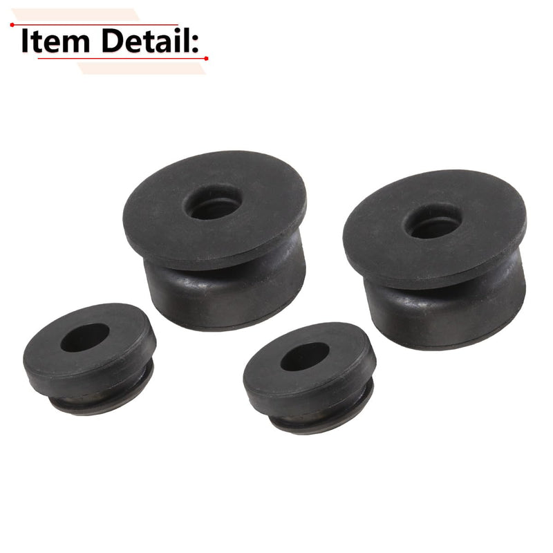 RLB-HILON 4PCS Radiator Support Rubber Cushion Mount Bushings Compatible with Honda Civic CRV HRV Odyssey Element Pilot and More Vehicles