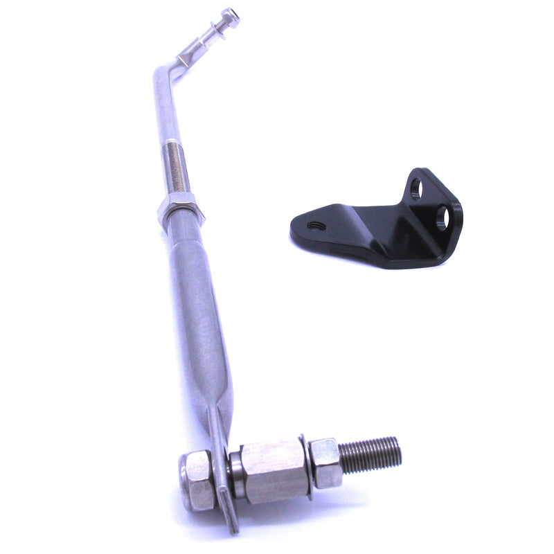 SouthMarine Boat Engine Stainless Steel Steering Tie Rod Drag Link Kit 315-395mm / 12.4-15.55in Adjustable, Include Steering Hook