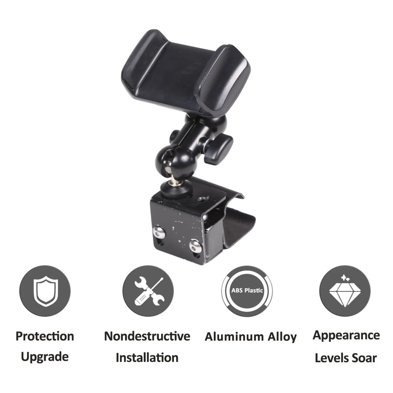 Car Central Control Armrest Car Phone Mount for Jaguar F-Type 2013-2026 Auto Mobile Phone Holder Accessories (Style E)