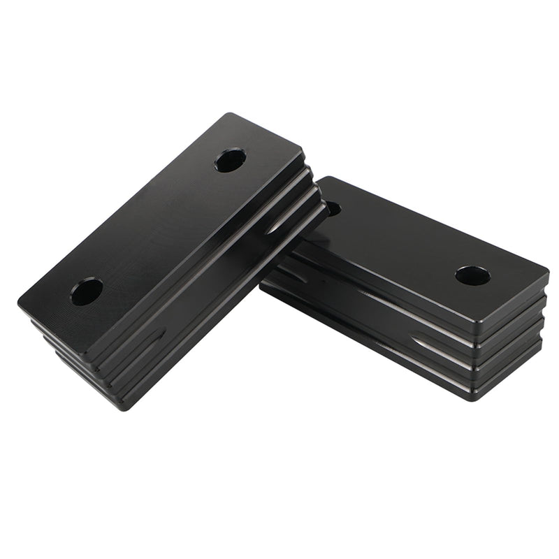 Bevinsee Hood Vent Space Riser Spacer Kit Compatible with Jeep Cherokee XJ 1984-2001 Black