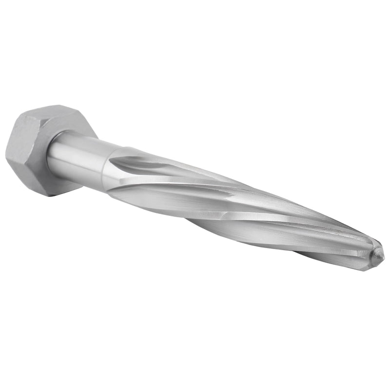 Accusize Industrial Tools H.S.S. Aligning Reamer - 13/16'' Diameter, 5'' Flute Length, 7'' OAL, Hex Shank, Spiral Flute, 0523-6035 | HSS Aligning Reamer, 13/16" Dia, 5" Flute, 7" OAL, Hex Shank, Spiral Flute 13/16 inch