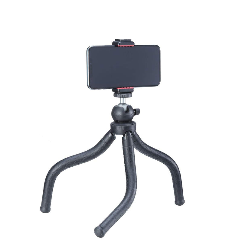 ULANZI MT-08 Extension Pole Tripod+ULANZI ST-07 Phone Tripod Mount with Cold Shoe Mount