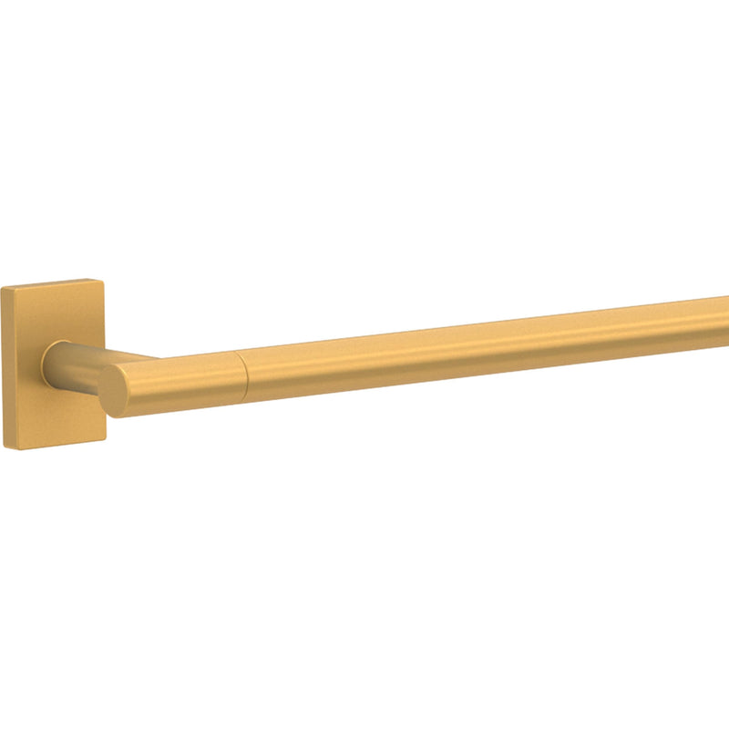 Franklin Brass Hartwell (1-Pack) 18'' Towel Rack w/ 6" Extender for Bathroom Satin Gold Towel Bar for Bathroom Wall Mounted Towel Holder Rod HRT26-SG