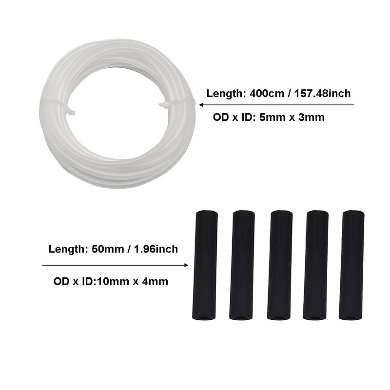 Heater Fuel Tank Standpipe 650mm x 5mm Fuel Tank Hose Clips Inline Filter Kit Replace 1320399A 35320A Compatible with Eberspacher and Webasto Heaters