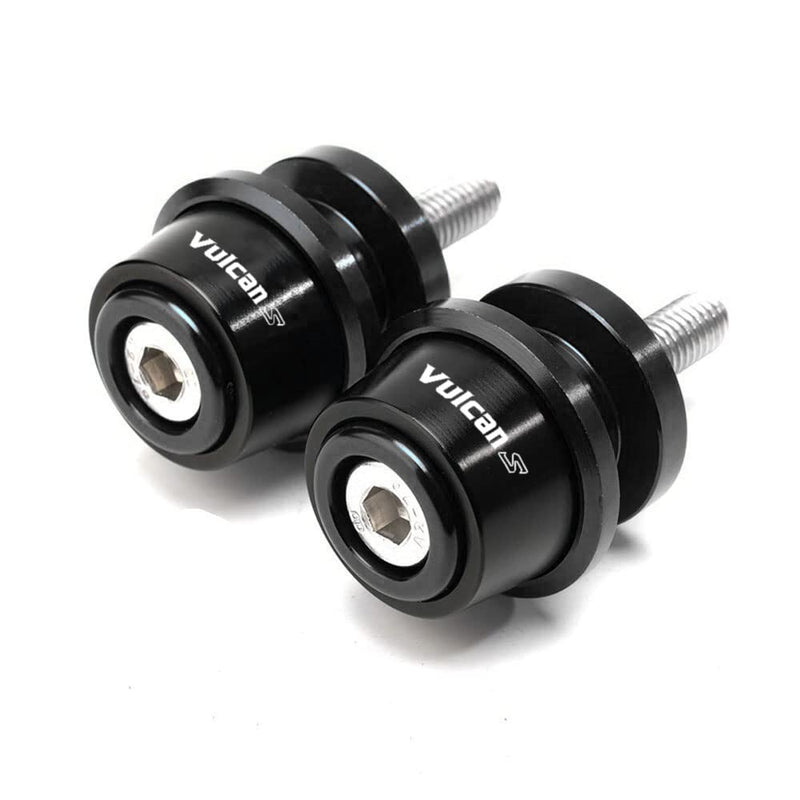 Motorcycle Accessories Aluminum Swing arm Spools Slider Stand Screw Fits For KAWASAKI Vulcan S 650 2015-2024 2025 (Black) Black