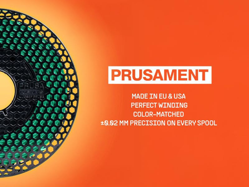 Prusament 3D Printer Premium Filament ASA Natural 1.75mm - 800g Spool - UV & Weather Resistant - Strong & Durable - No Tangling - Ideal for Outdoor Use & Professionals