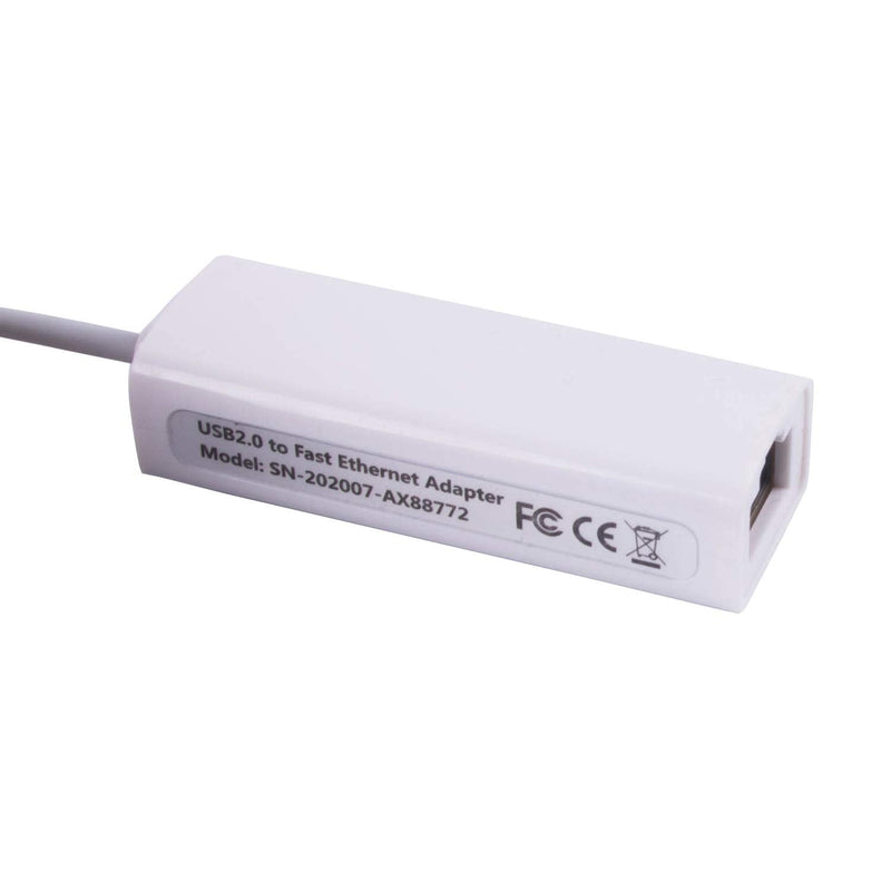 USB to RJ45 LAN Ethernet Adapter 100Mbps LAN Converter 10M 100M with Asix AX88772B AX88772 Chip (USB to RJ45) USB TO RJ45