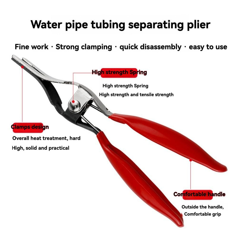 Automobile Hose Removal Pliers, Hose Remover Tool for Fuel and Vacuum Lines,Separator Pliers Pipe Repairing Tool for Marine, Oil, Water Hoses