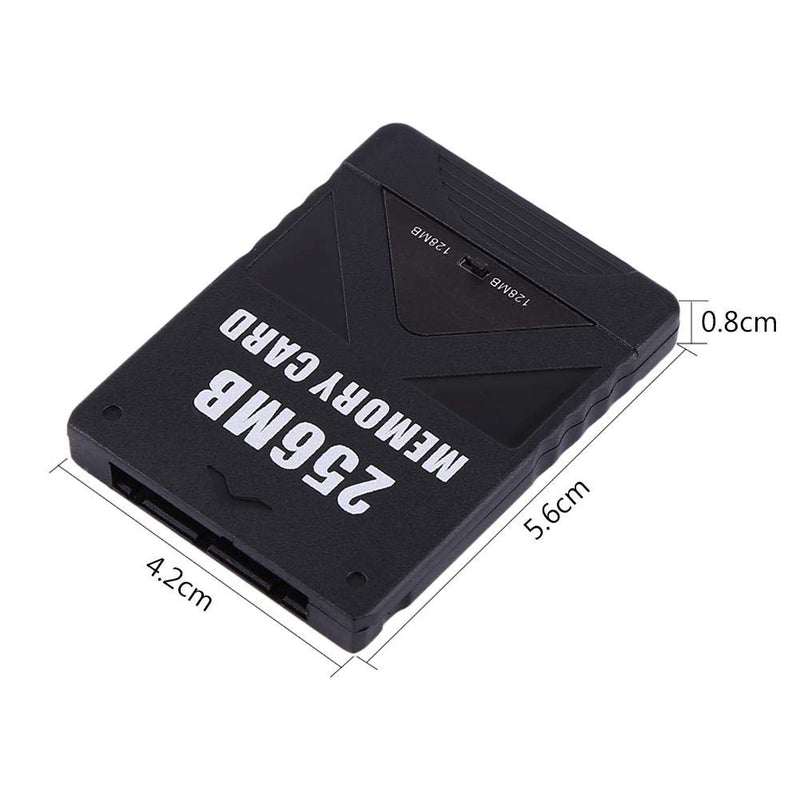 256M PS 2 Memory Card, 256M Memory Card High Speed for PS2 Console Games Accessories(256 M)