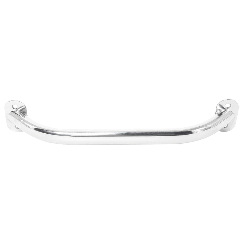 NovelBee 2pcs Stainless Steel Polish Boat Grab Handle Oval Handrail (Overall Length:17.3")