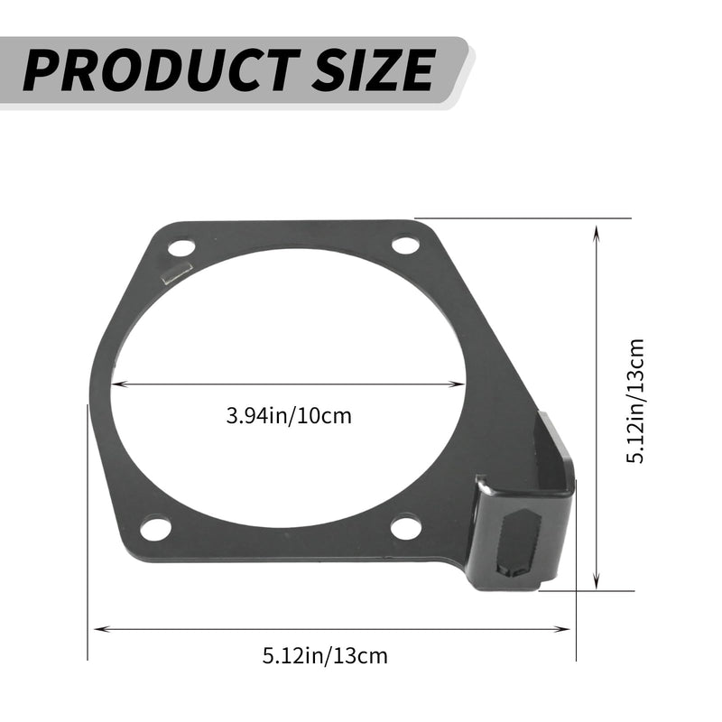 4 Bolt Throttle Cable Bracket Fits for Engine Intakes 92mm-102mm LS LSX LS1 LS2 LS3 LS6 LS7, Replaces 81012 81042 81043 81044 81001 81002 81003 81007
