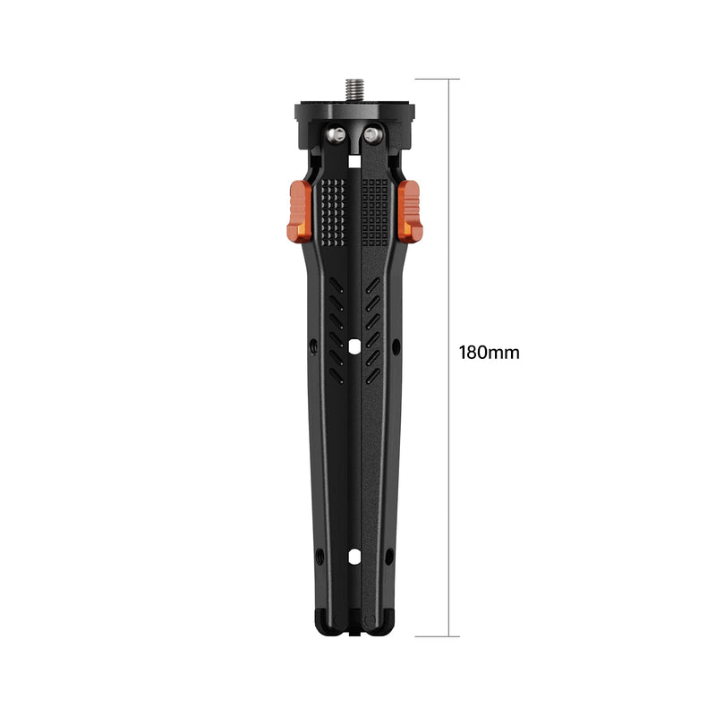 Mini Camera Tripod with 1/4" Screw, Desktop Tabletop Tripod Stand Fit for Gopro Hero/Osmo Mobile/Gimbal Handle Grip Stabilizer/Crane 2/Smooth 4 and All Cameras Black