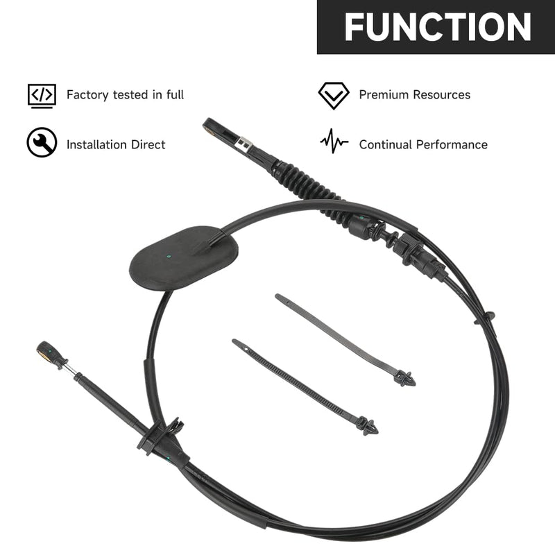 Automatic Transmission Control Lever Cable/Gear Shifter Cable - Compatible for Chevrolet Trailblazer, for GMC Envoy, for Buick Rainier, for Oldsmobile Bravada - Replace Part 15785087