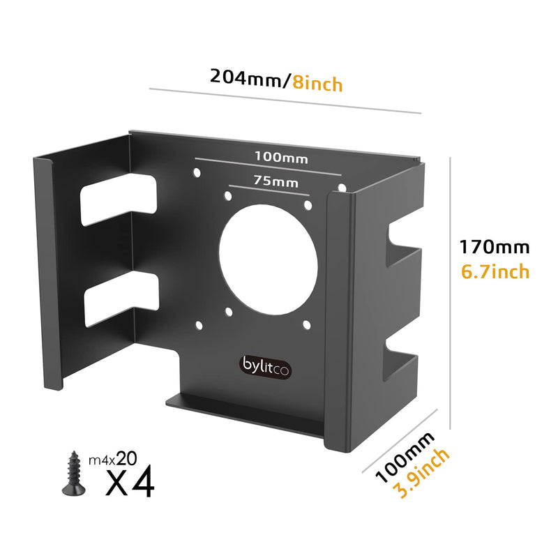 Under Desk Mount Holder for Mac Studio, Compatible with M1/M2/M3/ New M4 2025 (Max and Ultra)