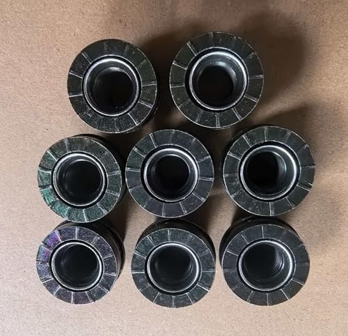 M14*1.5 Factory Style Open-end Flange Flat Lug Nuts 611-931 Replacement for 2017-2025 Ford F-250 F-350 F-450 F-550 F53 Super Duty, 2015-2025 Transit 150 250 350 E-Transit