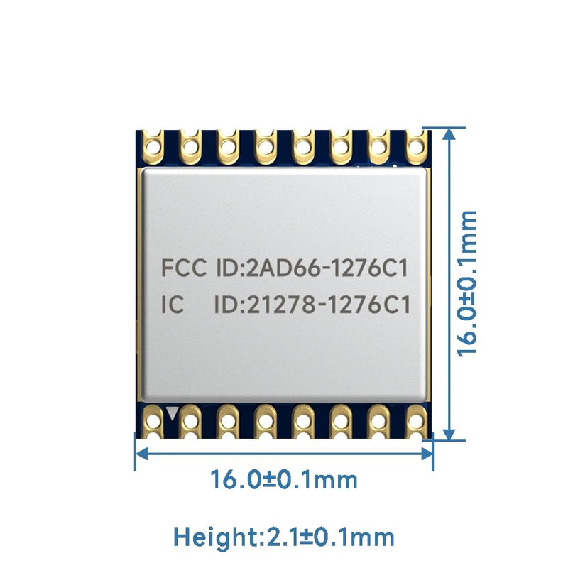 LoRa sx1276 Networking Transceivers, Compatible with RFM95W LoRa RF Chip Module LoRa1276-C1 915 Mhz x 2 PCS