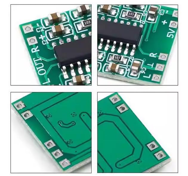 3PCS PAM8403 Mini Digital Power Amplifier Board Mini PAM8403 Module | Mini pam8403 Module Digital Power Amplifier Board Desktop Class D 2x3W 2.5-5V USB Power