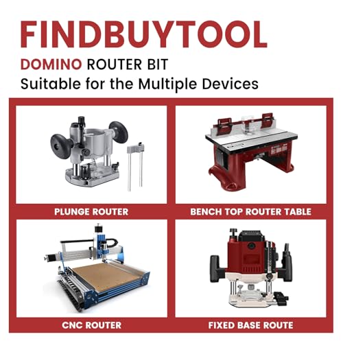 FINDBUYTOOL Domino Router Bit for Festool (D10) D10