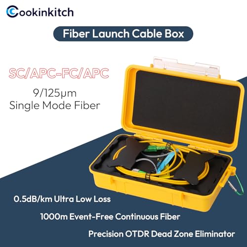 OTDR Launch Cable, 1000m SCAPC to FCAPC, 9/125 Single Mode SCAPC-FCAPC