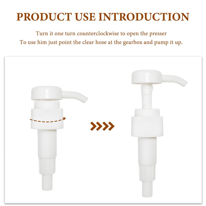 10 CC Fluid Pump for Quart Bottles, Automotive Quart Bottle Hand Pump with Flexible Tube, Fluid Pump Transfer Gear Oil Transmission and Differential Fluid, Car Accessories (4CC)