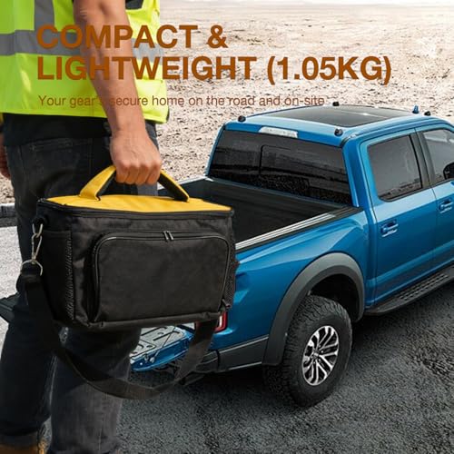 MOETER Tr-Style Survey Bag - Universal GPS/GNSS Host Bag, Water-Resistant Soft Carrying Case with Shoulder Strap for Total Station, Survey Equipment & Accessories (Fits T/TR/S-Style Receivers)
