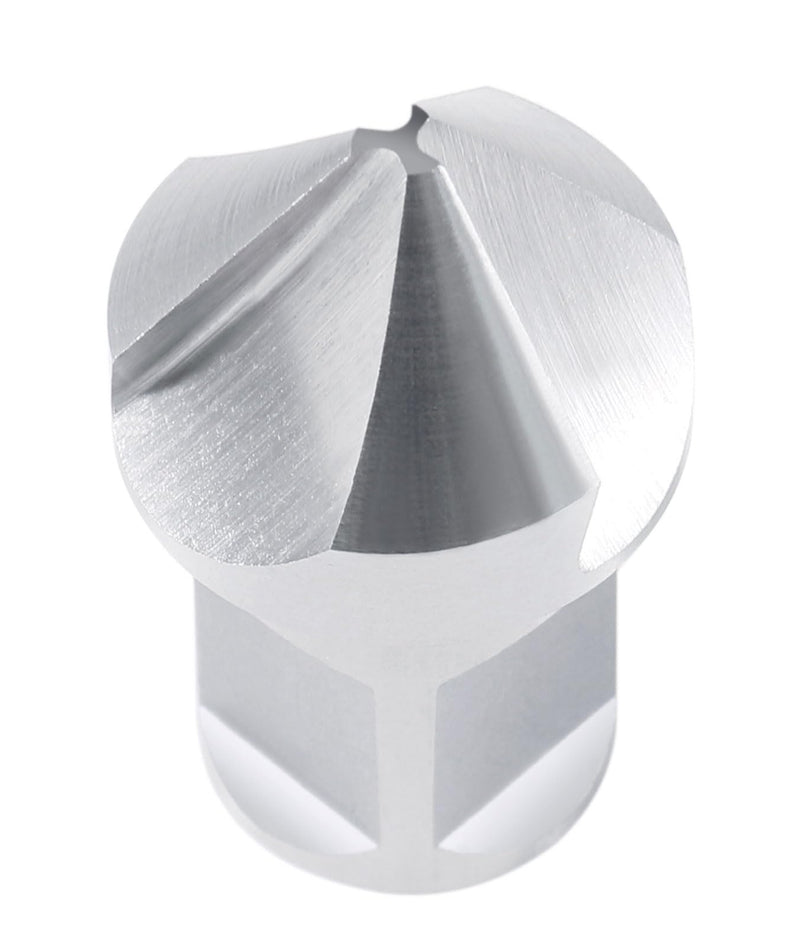 Accusize Industrial Tools HSS Countersink, 1", 82°, CE82-0001 | 1" Dia, 3/4" Weldon Shank, 3-Flute HSS, for Rota-Cutter 1", 82°