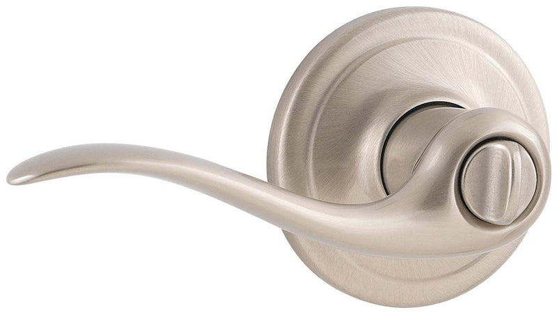 Kwikset 740TNL-S Tustin Keyed Entry Door Leverset with Smart Key from The Signature Series - Polished Brass