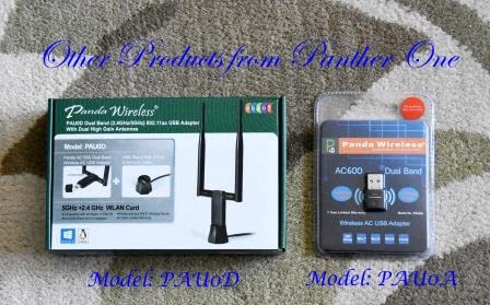 Panda Wireless® PAU0D AC1200 Wireless AC USB Adapter w/Dual Antennas - Windows 7/8/10/11/2019/2022, Zorin, MXLinux, Mint, Ubuntu, Fedora, openSUSE, Rocky, Kali Linux and Raspbian
