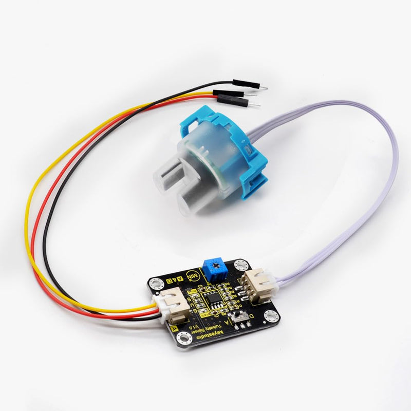 KEYESTUDIO Turbidity Sensor Module V1 for Arduino,Water Quality Monitor Particles Water/Liquid Turbidity Level Tester