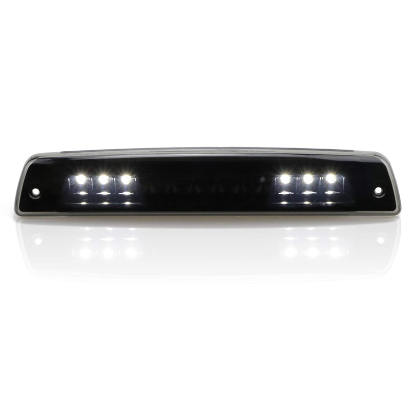 Tresound For 1994-2001 Dodge Ram 1500/2500/ 3500 Third 3rd LED Brake Light Cargo Lamp High Mount Brake Light Replacement (Black+ Smoke Lens) 1994-2001 Ram 1500/2500/3500 Black Housing Smoked Lens